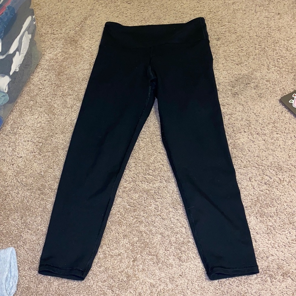 Black full length leggings